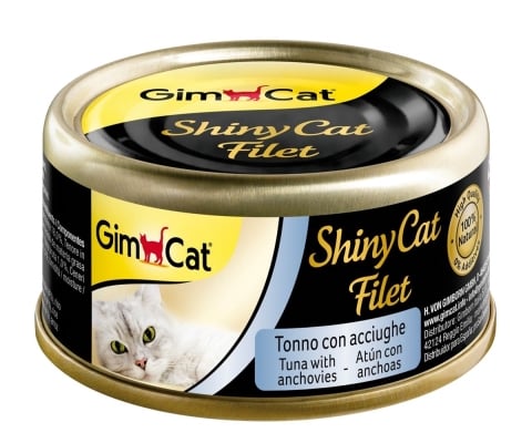Корм влажный для кошек GimCat Shiny Cat Superfood с тунцом и тыквой, 70 г