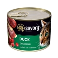 Корм вологий для котів Savory 30617 з качкою, 200 г