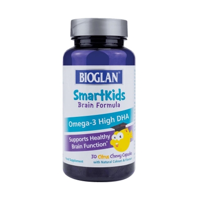 Омега-3 для детей с 4х лет Bioglan SmartKids Brain Formula желейные конфеты №30