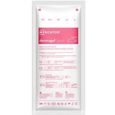 Перчатки хирургические Mercator Medical Dermagel Gyno латексные без пудры размер 6,5 стерильные, 1 пара