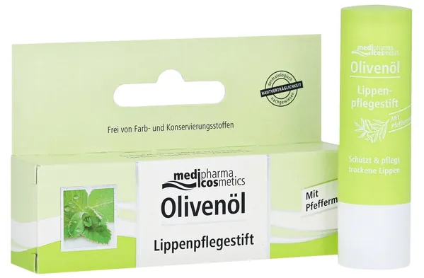 Стік-бальзам для губ Medipharma Cosmetics Olivenol, 4.8 г