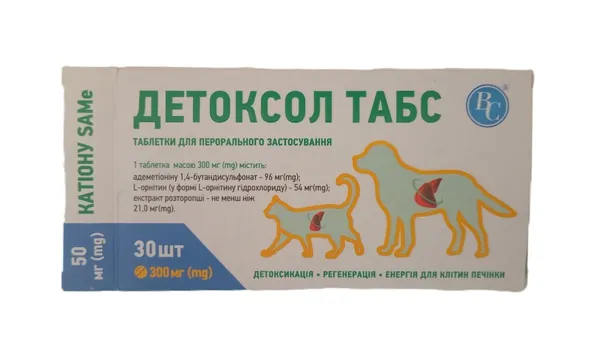 Детоксол Табс 300 мг, 30 таблеток