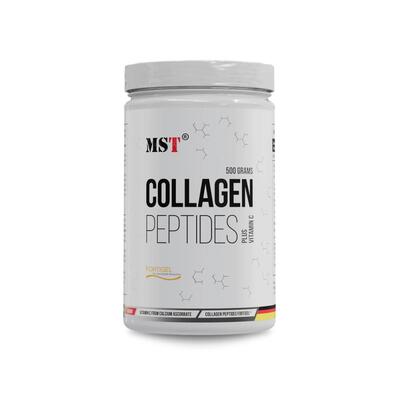 Пептиды коллагена MST Nutrition Collagen Peptides Fortigel, зеленое яблоко, 500 г