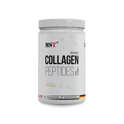 Пептиди колагену MST Nutrition Collagen Peptides Fortigel, зелене яблуко, 500 г