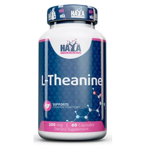 L-теанін Haya Labs L-Theanine 200 мг, 60 капсул