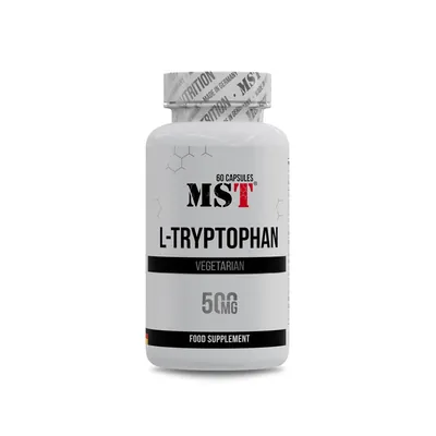 L-триптофан MST Nutrition L-Tryptophan 500 мг, 60 капсул