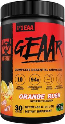 Аминокислотный комплекс Mutant Geaar, апельсиновая лихорадка, 378 г