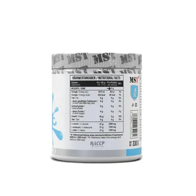Комплекс амінокислот MST Nutrition BCAA Zero блакитна жуйка, 55 порцій, 330 г