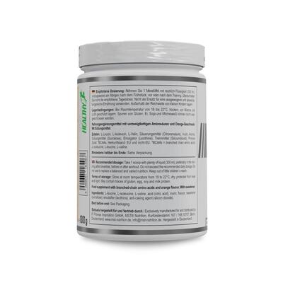 Комплекс аминокислот MST Nutrition Healthy BCAA Instant со вкусом апельсина, 1000 г