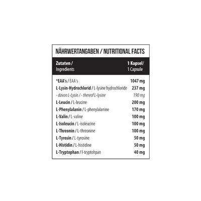 Комплекс незаменимых аминокислот MST Nutrition 9EAA's, 120 капсул