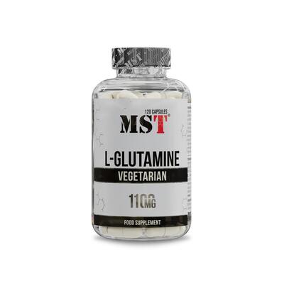 L-глютамин MST Nutrition L-Glutamine 1100 мг, 120 капсул