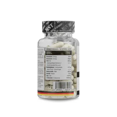 L-глютамін MST Nutrition L-Glutamine 1100 мг, 60 капсул