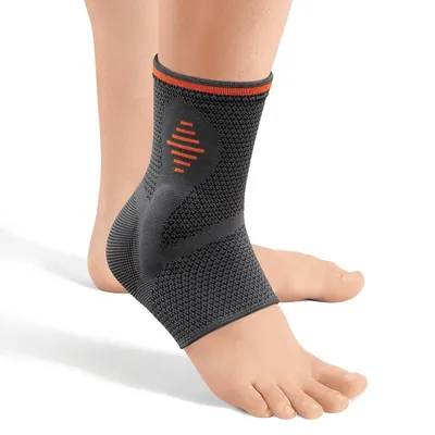 Бандаж для гомілковостопного суглоба Orliman Sport Elastic Line OS6240 спортивний м'який з подушечками з техногелю, розмір M