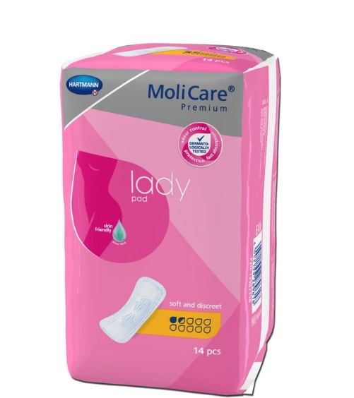 Прокладки урологические MoliCare Premium Lady pad 1,5 капли, 14 штук