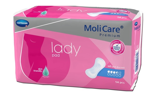 Прокладки урологические MoliCare Premium Lady pad 3,5 капли, 14 штук