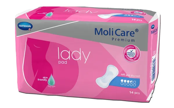 Прокладки урологічні MoliCare Premium Lady pad 3,5 краплі, 14 штук