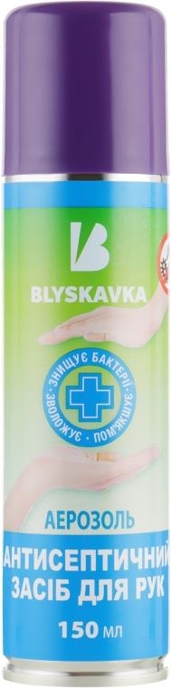 Лосьон-аэрозоль для рук Blyskavka антисептический, 150 мл