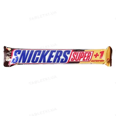 Батончик Snickers Super +1, 112,5 г