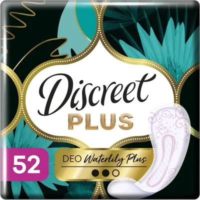 Прокладки щоденні Discreet Waterlily Deo Plus, 52 шт