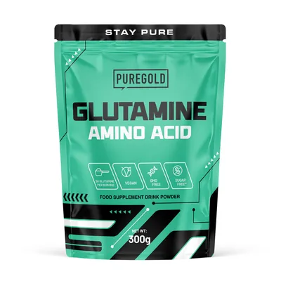 Глутамін Pure Gold Glutamine вишня, 300 г