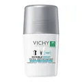 Дезодорант-антиперспірант кульковий Vichy 72h Invisible Resist захист від поту та запаху проти жовтих і білих плям на одязі, 50 мл