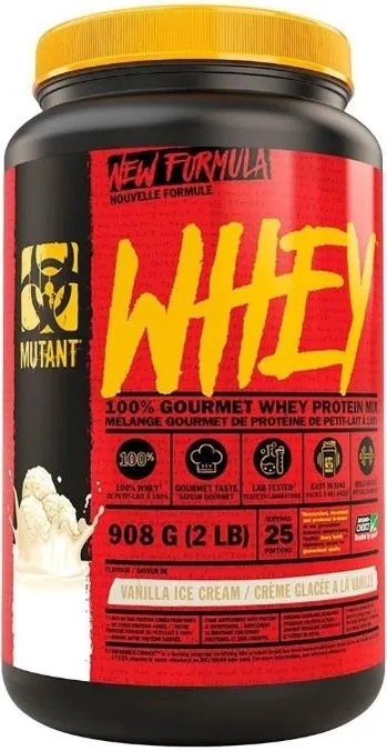Протеїн сироватковий змішаний Mutant Whey, ванільне морозиво, 908 г