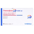 Глюкофаж XR таблетки прол./д. по 1000 мг №60 (10х6)