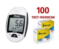 Глюкометр Fine Test Auto-Coding Premium, стартовый комплект (100 тест-полосок, 25 ланцетов)