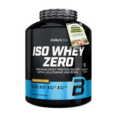 Протеїн сироватковий ізолят Biotech Iso Whey Zero фундук, 1,816 кг