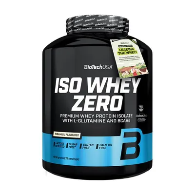 Протеїн сироватковий ізолят Biotech Iso Whey Zero тірамісу, 1,816 кг