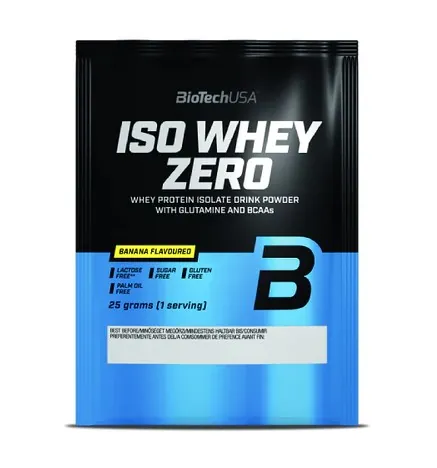 Протеїн сироватковий ізолят Biotech Iso Whey Zero банан, 25 г