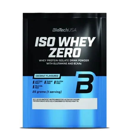 Протеїн сироватковий ізолят Biotech Iso Whey Zero кокос, 25 г