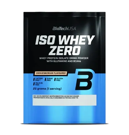 Протеїн сироватковий ізолят Biotech Iso Whey Zero печиво з кремом, 25 г