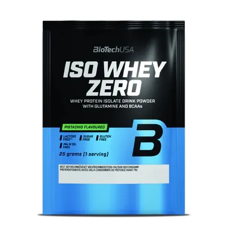 Протеїн сироватковий ізолят Biotech Iso Whey Zero фісташка, 25 г