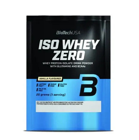 Протеїн сироватковий ізолят Biotech Iso Whey Zero ваніль, 25 г