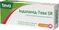 Индапамид-Тева SR таблетки, п/плен. обол., прол./д. по 1.5 мг №30 (10х3)