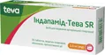 Індапамід-Тева SR таблетки, в/плів. обол., прол./д. по 1.5 мг №30 (10х3)