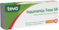 Индапамид-Тева SR таблетки, п/плен. обол., прол./д. по 1.5 мг №30 (10х3)