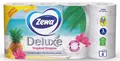 Туалетний папір Zewa Deluxe Limited Edition 3 шари білий, 8 рулонів лімітована колекція