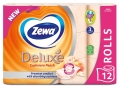 Туалетная бумага Zewa Deluxe персик 3 слоя, 12 рулонов