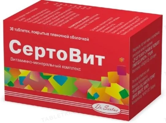 СертоВіт таблетки №30 у конт.