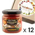 Набор соусов Yagodar острый томатный, без сахара для мяса, 12 шт х 200 г