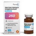 Тестостерону ундеканоат розчин д/ін. 250 мг/мл по 4 мл №1 у флак.