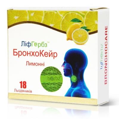 БронхоКейр Лимонные ЛифГербз леденцы №18 (9х2)