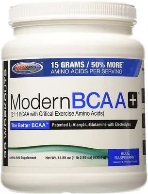 Амінокислота USPlabs Modern BCAA + Blue Raspberry, 535 г