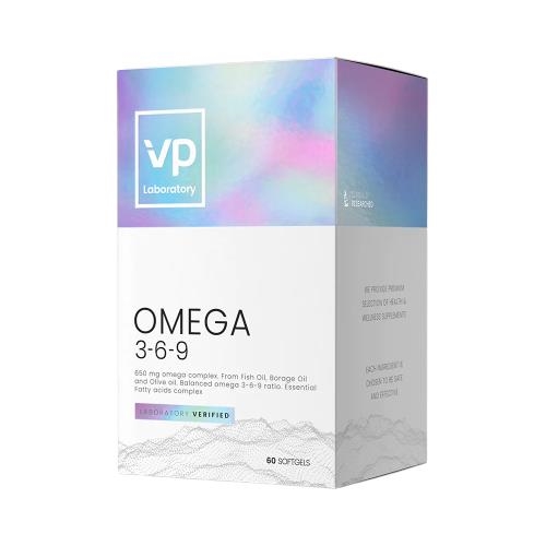 Омега 3-6-9 VPLab Omega 3-6-9 1300 мг, 60 гелевих капсул