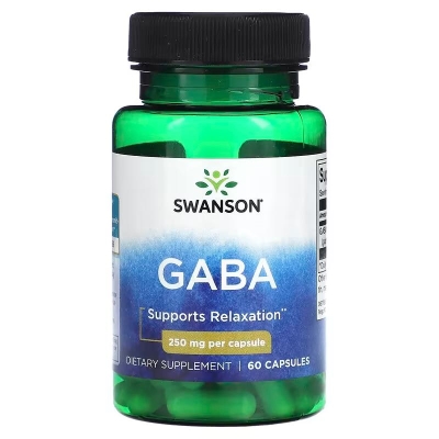 Амінокислота Swanson GABA капсули по 250 мг, №60