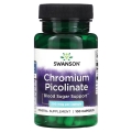 Хрома Пиколинат Swanson Chromium Picolinate капсулы по 200 мкг, №100