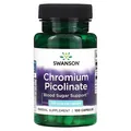 Хрому Піколінат Swanson Chromium Picolinate капсули по 200 мкг, №100