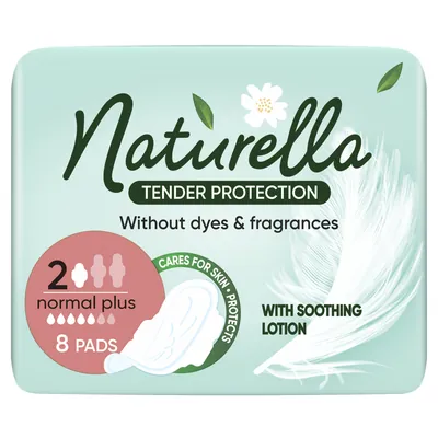 Прокладки гігієнічні Naturella Tender Protection Normal Plus 5 крапель, 8 шт